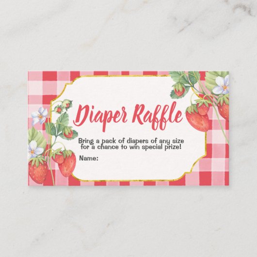 ベリー甘いちご水色エンクロージャカード エンクロージャーカード (正面)