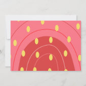 ベリー甘いちご誕生日パーティー 招待状 (裏面)