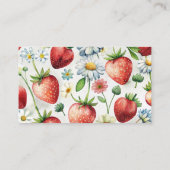 ベリー甘いちご赤ちゃんシャワーブックリクエスト エンクロージャーカード (裏面)