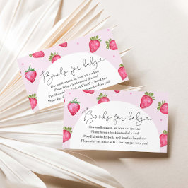 ベリー甘いちご赤ちゃんシャワーベビー エンクロージャーカード