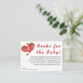 ベリー甘いちご赤ちゃんシャワーベビー エンクロージャーカード (スタンド正面)
