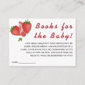 ベリー甘いちご赤ちゃんシャワーベビー エンクロージャーカード (正面)