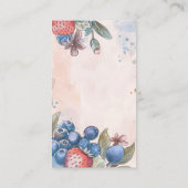 ベリー甘いフルーツ赤ちゃんシャワーベビー エンクロージャーカード (裏面)