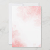 ベリー甘いブルーベリーイチゴのベビーシャワー 招待状 (裏面)