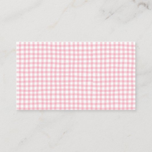 ベリー甘いベビーの赤ちゃんシャワー囲いカード エンクロージャーカード (裏面)