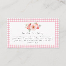 ベリー甘いベビーの赤ちゃんシャワー囲いカード