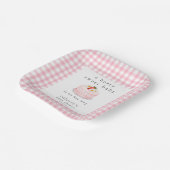 ベリー甘いベビーイチゴの赤ちゃんシャワー ペーパープレート (傾斜あり)