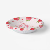 ベリー甘いベビーイチゴの赤ちゃんシャワー ペーパーボウル (傾斜あり)