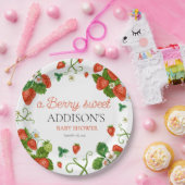 ベリー甘いベビーストロベリーベビーシャワー ペーパープレート (パーティー)