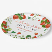 ベリー甘いベビーストロベリーベビーシャワー ペーパープレート (アングル)