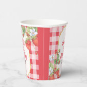 ベリー甘い水の色イチゴ1st誕生日 紙コップ (右)