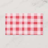 ベリー甘い水の色ストロベリーレジストリの挿入 エンクロージャーカード (裏面)