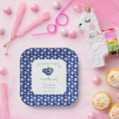 ベリー甘い男の赤ちゃんシャワーブルーベリー ペーパープレート (パーティー)