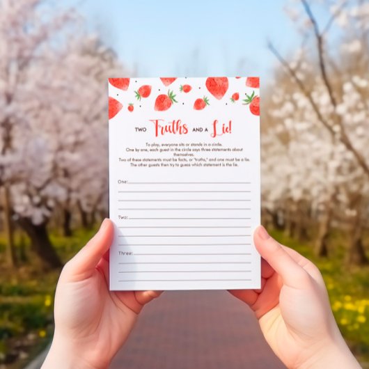 ベリー甘い赤ちゃんシャワーゲームカードシャワーゲーム 招待状