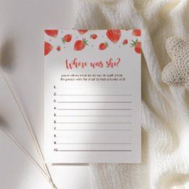 ベリー甘い赤ちゃんシャワーゲーム，どこで彼女のゲーム 招待状