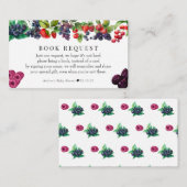 ベリー甘い赤ちゃんシャワーベビー エンクロージャーカード (正面/裏面)