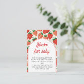ベリー甘い赤ちゃんシャワーベビー エンクロージャーカード (スタンド正面)