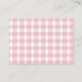 ベリー甘い赤ちゃんシャワーベビー エンクロージャーカード (裏面)