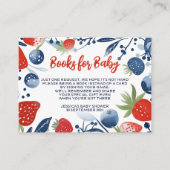 ベリー甘い赤ちゃんシャワーベビー エンクロージャーカード (正面)