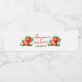 ベリー甘い赤ちゃんシャワー水ボトルラベル ペットボトルラベル (シングルラベル)