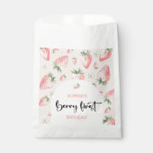 ベリー第1のイチゴ子供の誕生日 フェイバーバッグ (正面)