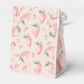 ベリー第1のイチゴ子供の誕生日 フェイバーボックス (裏面サイド)