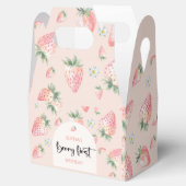 ベリー第1のイチゴ子供の誕生日 フェイバーボックス (オープン)