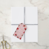 ベリー誕生日ストロベリーサンキュービター ギフトタグ (より糸付き)