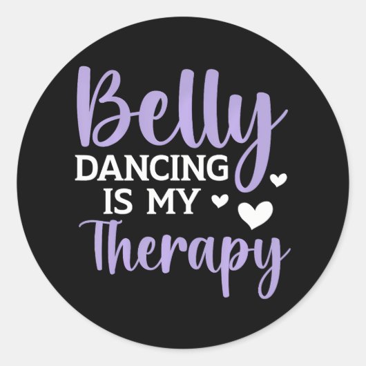ベリー踊りは私のセラピーシミーダンスベリー ラウンドシール (正面)
