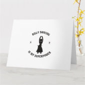 ベリー踊りは私の超大国だ カード (黄色い花)