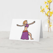 ベリー踊り カード (黄色い花)