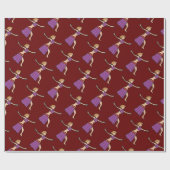 ベリー踊り ラッピングペーパー (フラット)