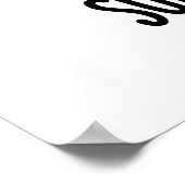 ベリー迷信的おもしろいフルーツプン ポスター (角)