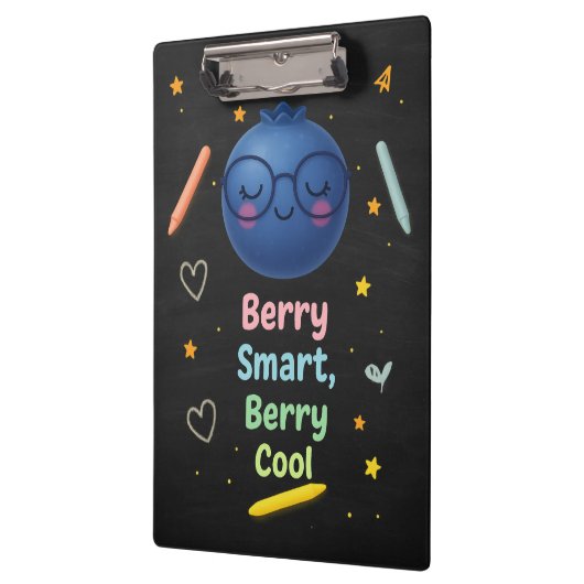 ベリー頭が切れるキュートなチョーククールボードのクリップボード クリップボード (左)