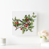 ベリー001 スクエア壁時計 (ホーム)