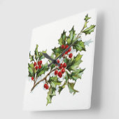 ベリー001 スクエア壁時計 (傾斜)