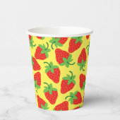 ベリー1歳の誕生日かわいいイチゴの子ども 紙コップ (左)