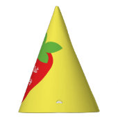 ベリー1歳の誕生日かわいいイチゴカラフルモダン パーティーハット (右)