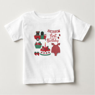 ベリー1歳の誕生日 ベビーTシャツ