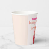 ベリー1歳の誕生日 紙コップ (右)