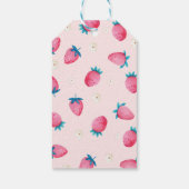 ベリー1stバースデーストロベリーファースト誕生日パーティー ギフトタグ (裏面)