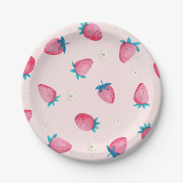 ベリー1stバースデーストロベリーファースト誕生日パーティー ペーパープレート