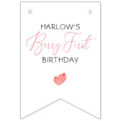 ベリー1st誕生日のバンティングフラグ バンティングフラッグ (第2の旗)