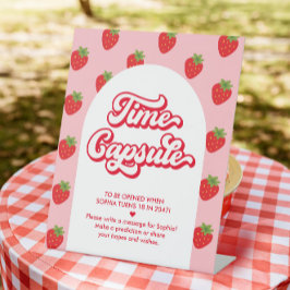 ベリー1st誕生日タイムカプセルゲーム 台座サイン