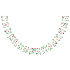 ベリー1st誕生日バナー バンティングフラッグ