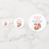 ベリー1st誕生日パーティーストロベリーフルーツ夏 コンフェッティ (正面)