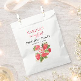 ベリー1st誕生日パーティーストロベリーフルーツ夏 フェイバーバッグ