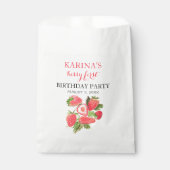 ベリー1st誕生日パーティーストロベリーフルーツ夏 フェイバーバッグ (正面)