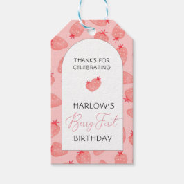 ベリー1st誕生日ユー感謝していラベル ギフトタグ