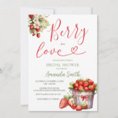 ベリー・イン・ラブ スターベリー ブライダルシャワーの招待状 招待状 (正面)